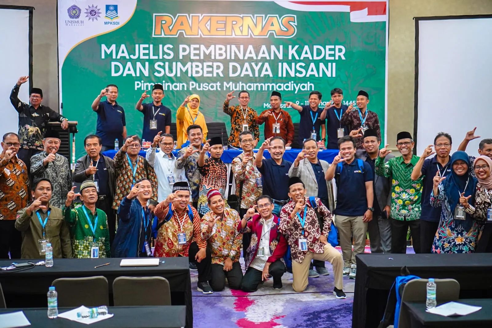 Rakernas MPKSDI Resmi Ditutup, Unismuh Makassar Sukses Jadi Tuan Rumah
