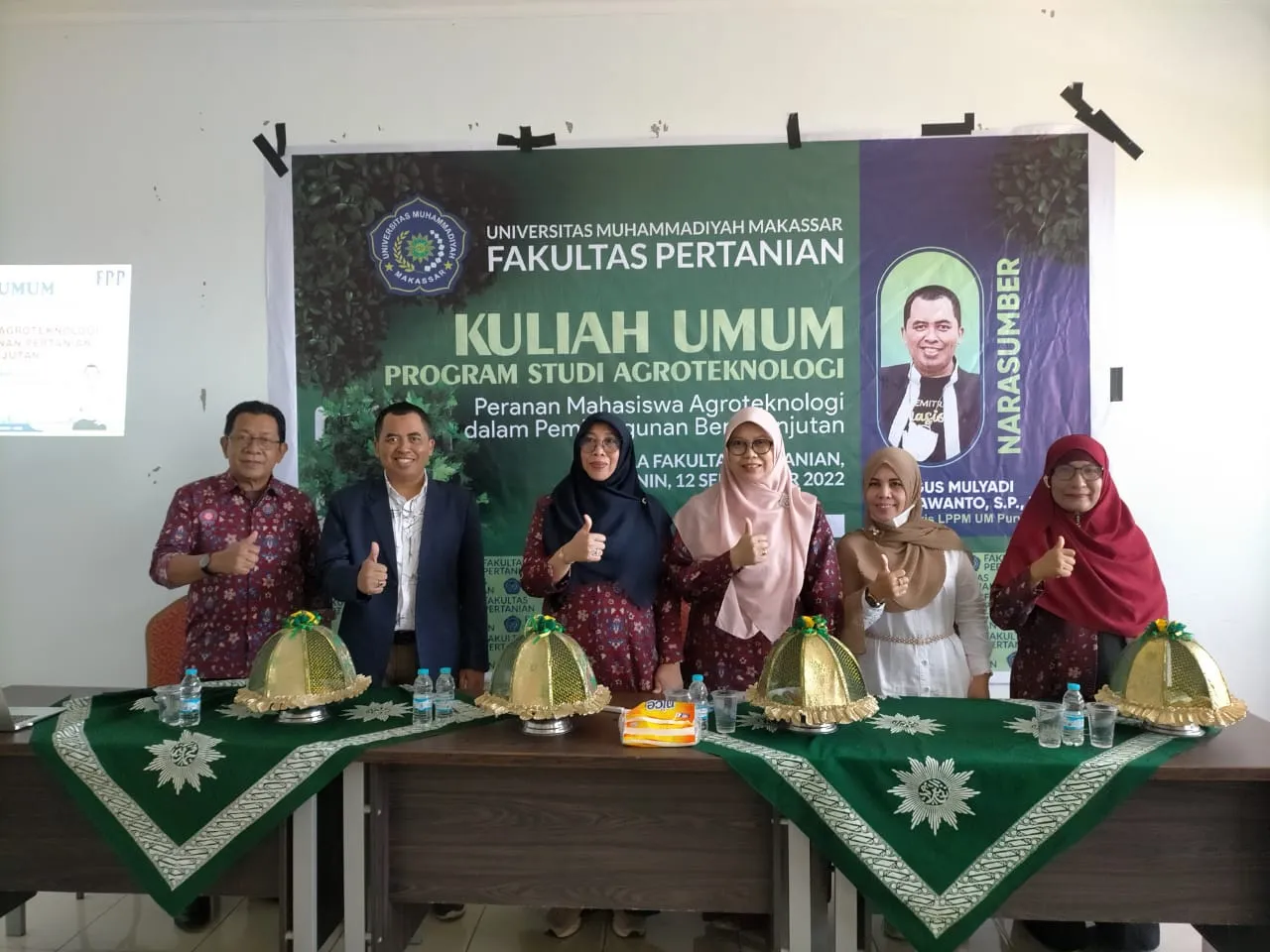 Dosen Universitas Muhammadiyah  Purwokerto Beri Kuliah Tamu di Fakultas Pertanian Unismuh Makassar