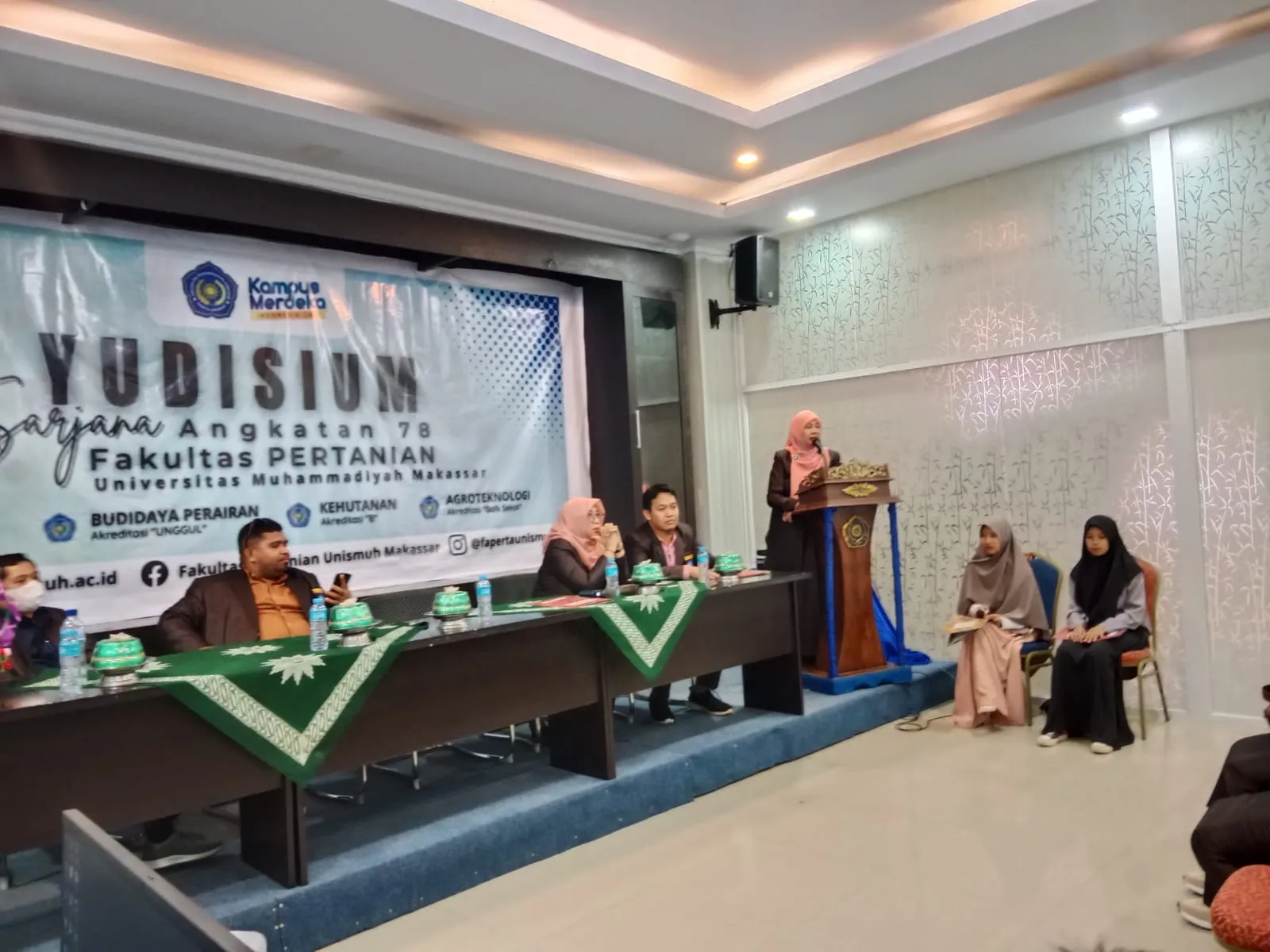 FAPERTA Unismuh Makassar Menggelar Yudisium Angkatan Ke 78