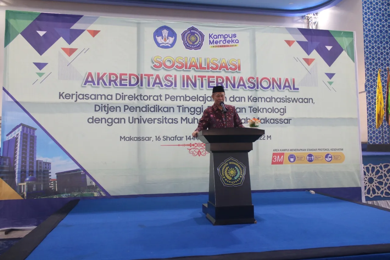 Unismuh Tuan Rumah Sosialisasi Akreditasi Internasional Kemdikbudristek